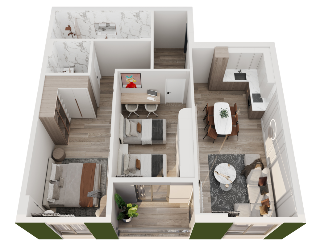 Apartamenti 14 Objekti C