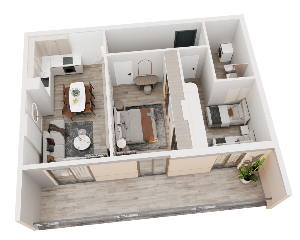 Apartamenti 70 Objekti C