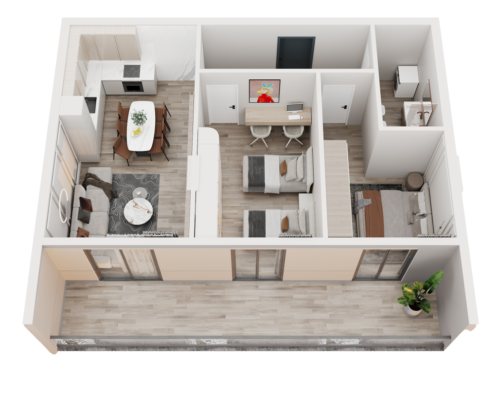 Apartamenti 73 Objekti C