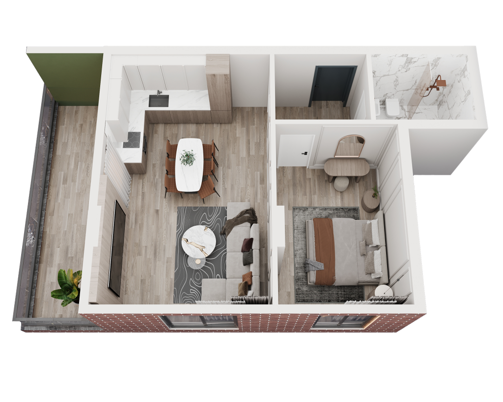 Apartamenti 76 Objekti C